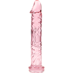 Nebula Series By Ibiza - Modelo 12 Dildo Cristal Borosilicato Rosa 17 cm -O- 3.5 cm