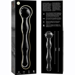Nebula Series By Ibiza - Modelo 13 Dildo de cristal de borosilicato transparente 18 cm -Ø- 3.5 cm