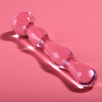 Nebula Series By Ibiza - Modelo 13 Dildo Vidro Borosilicado Rosa 18 cm -O- 3.5 cm
