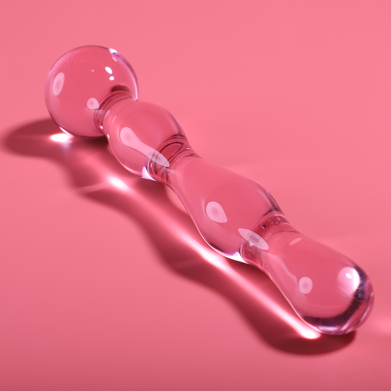 Nebula Series By Ibiza - Modelo 13 Dildo Vidro Borosilicado Rosa 18 cm -O- 3.5 cm