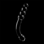 Nebula Series By Ibiza - Modelo 14 Dildo Vidro Borosilicado Transparente 18.5 cm -O- 3 cm