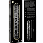Nebula Series By Ibiza - Modelo 15 Dildo Vidro Borosilicado Transparente 18.5 cm -O- 3 cm