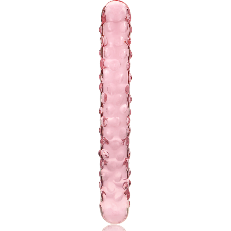 Nebula Series By Ibiza - Modelo 15 Dildo Vidro Borosilicado Rosa 18.5 cm -O- 3 cm