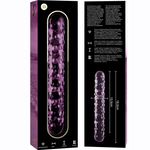 Nebula Series By Ibiza - Modelo 15 Dildo Vidro Borosilicado Rosa 18.5 cm -O- 3 cm