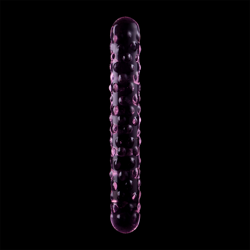 Nebula Series By Ibiza - Modelo 15 Dildo Vidro Borosilicado Rosa 18.5 cm -O- 3 cm