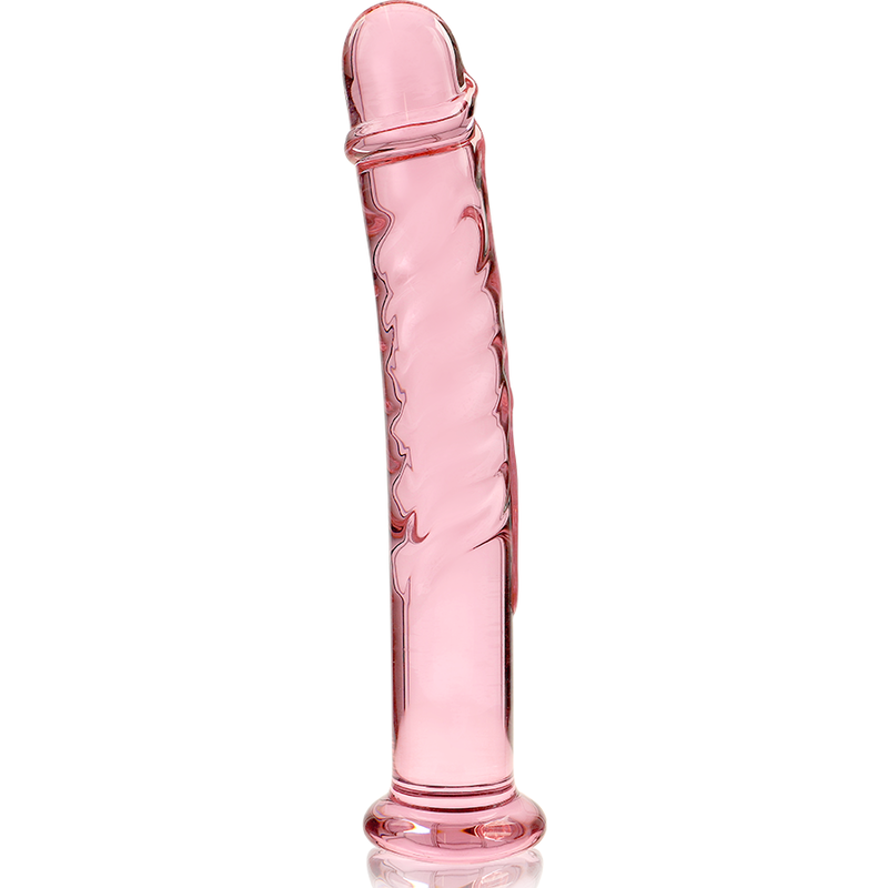 Nebula Series By Ibiza - Modelo 16 Dildo Vidro Borosilicado Rosa 18.5 cm -O- 3 cm