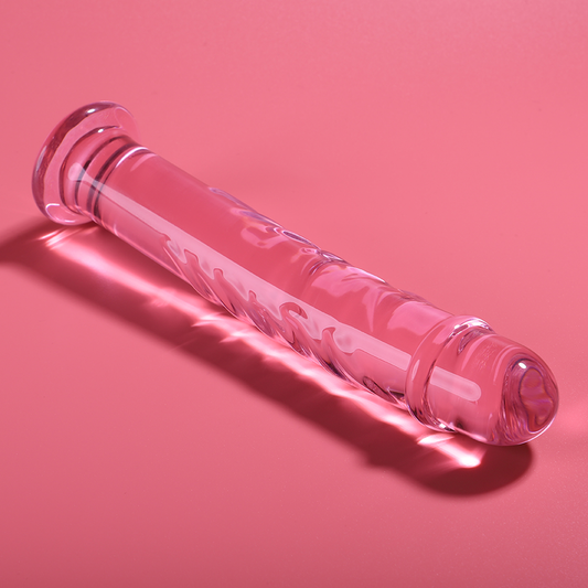 Nebula Series By Ibiza - Modelo 16 Dildo Vidro Borosilicado Rosa 18.5 cm -O- 3 cm