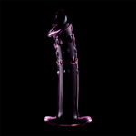 Nebula Series By Ibiza - Modelo 19 Dildo Vidro Borosilicado Rosa 18.5 cm -O- 4 cm