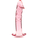 Nebula Series By Ibiza - Modelo 19 Dildo Vidro Borosilicado Rosa 18.5 cm -O- 4 cm