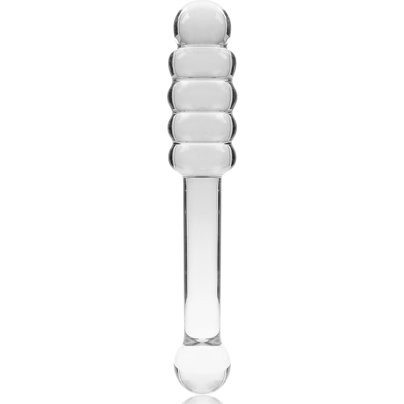 Nebula Series By Ibiza - Modelo 20 Dildo Vidro Borosilicado Transparente 20.5 cm -O- 3 cm