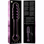 Nebula Series By Ibiza - Modelo 20 Dildo Vidro Borosilicado Rosa 20.5 cm -O- 3 cm