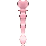 Nebula Series By Ibiza - Modelo 21 Dildo Vidro Borosilicado Rosa 20.5 cm -O- 3.5 cm