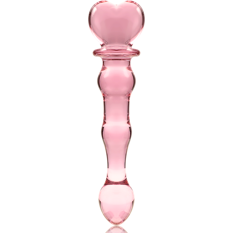 Nebula Series By Ibiza - Modelo 21 Dildo Vidro Borosilicado Rosa 20.5 cm -O- 3.5 cm