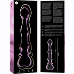 Nebula Series By Ibiza - Modelo 21 Dildo Vidro Borosilicado Rosa 20.5 cm -O- 3.5 cm