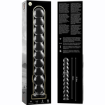 Nebula Series By Ibiza - Modelo 22 Dildo Vidro Borosilicado Transparente 21.5 cm -O- 2.5 cm