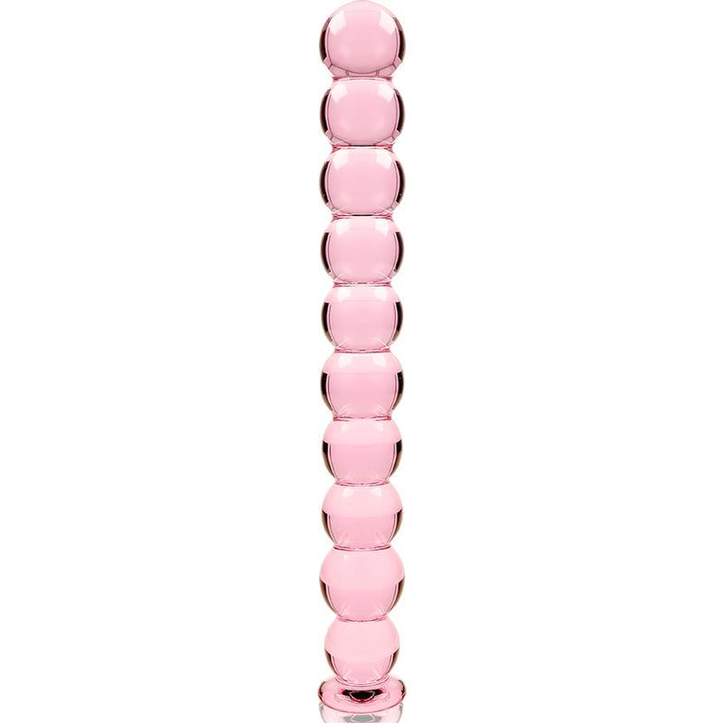 Nebula Series By Ibiza - Modelo 22 Dildo Vidro Borosilicado Rosa 21.5 cm -O- 2.5 cm