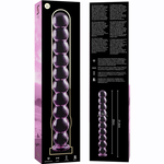 Nebula Series By Ibiza - Modelo 22 Dildo Vidro Borosilicado Rosa 21.5 cm -O- 2.5 cm