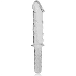 Nebula Series By Ibiza - Modelo 24 Dildo Vidrio Borosilicato Transparente 28.5 cm -O- 5 cm