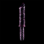 Nebula Series By Ibiza - Modelo 24 Dildo Vidro Borosilicado Rosa 28.5 cm -O- 5 cm