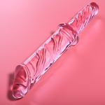 Nebula Series By Ibiza - Modelo 24 Dildo Vidro Borosilicado Rosa 28.5 cm -O- 5 cm