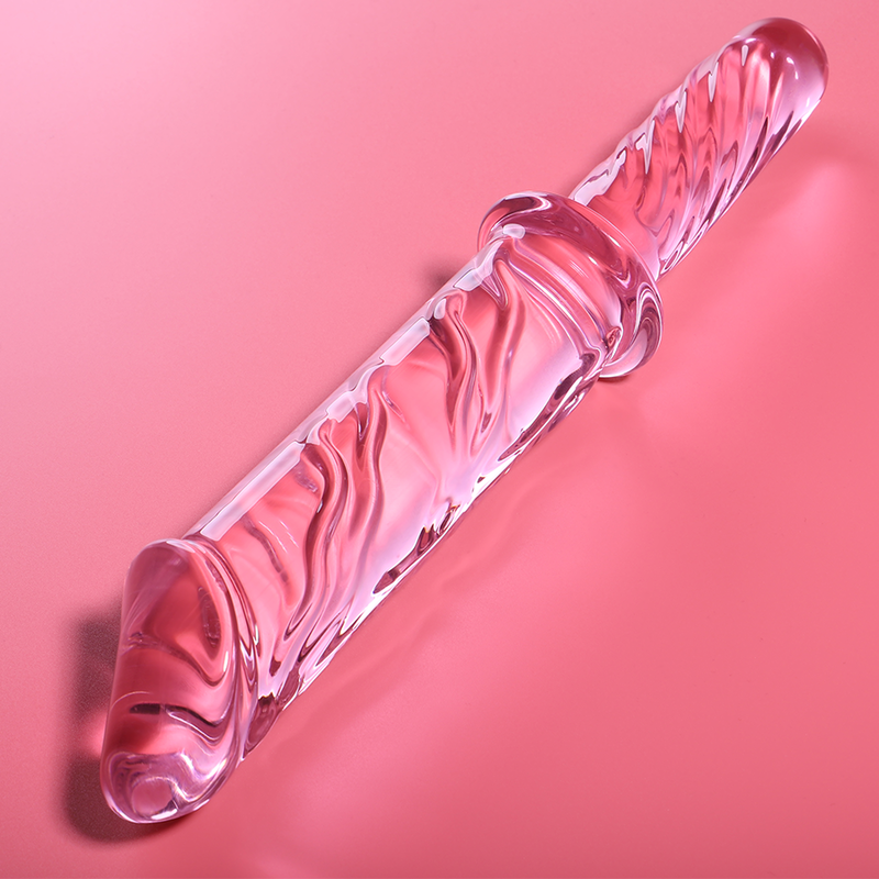 Nebula Series By Ibiza - Modelo 24 Dildo Vidro Borosilicado Rosa 28.5 cm -O- 5 cm