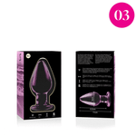 Nebula Series By Ibiza - Modelo 3 AnalPlug Cristal Borosilicato Rosa 11 cm -O- 5 cm