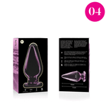 Nebula Series By Ibiza - Modelo 4 AnalPlug Vidro Borosilicado Rosa 11 cm -O- 5 cm