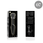 Nebula Series By Ibiza - Modelo 7 AnalPlug Vidro Borosilicado Transparente 13.5 cm -O- 3 cm