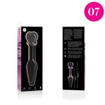 Nebula Series By Ibiza - Modelo 7 AnalPlug Vidro Borosilicado Rosa 13.5 cm -O- 3 cm