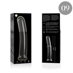 Nebula Series By Ibiza - Modelo 9 Dildo Vidro Borosilicado Transparente 15.5 cm -O- 2.5 cm