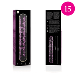 Nebula Series By Ibiza - Modelo 15 Dildo Vidro Borosilicado Rosa 18.5 cm -O- 3 cm