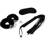 Intense - Fetish Playset Erótico 1 Com Algemas, Mscara Cega e Flogger