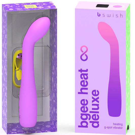 B Swish Bgee Heat Infinite Deluxe Vibrador Recargable Lavanda Silicona