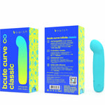 B Swish Bcute Curve Infinite Clássico Recarregvel Vibrador Azul Silicone