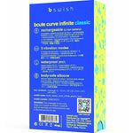 B Swish Bcute Curve Infinite Clássico Recarregvel Vibrador Azul Silicone