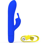 B Swish Bwild Bunny Infinite Classic Recargable Vibrador Azul Silicona