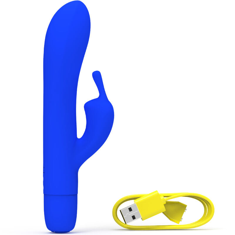 B Swish Bwild Bunny Infinite Classic Recargable Vibrador Azul Silicona