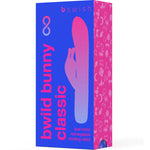B Swish Bwild Bunny Infinite Classic Recargable Vibrador Azul Silicona