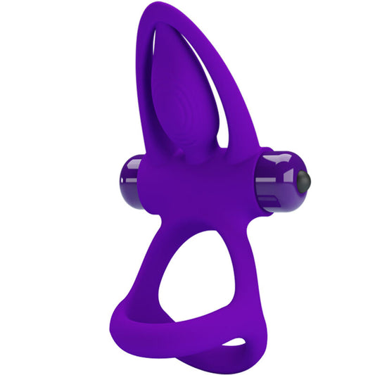 Pretty Love Anillo Vibrador 10 Vibraciones Lila Silicona