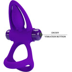 Pretty Love Anel Vibrador 10 Vibraões Lila Silicone