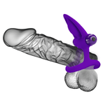 Pretty Love Anel Vibrador 10 Vibraões Lila Silicone