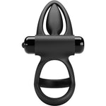 Pretty Love Anel Vibrante 10 Vibrações Silicone Preto