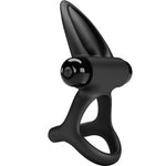 Pretty Love Anel Vibrante 10 Vibrações Silicone Preto