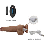 Pretty Love Jonathan Silicone Dildo 3 Vibraões + 3 Medidas de Insero Controle Remoto 21 Cm