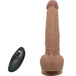 Pretty Love Jonathan Silicone Dildo 3 Vibraões + 3 Medidas de Insero Controle Remoto 21 Cm