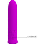 Pretty Love Vibrador Curtis Mini Super Power 12 Vibraões de Silicone Violeta