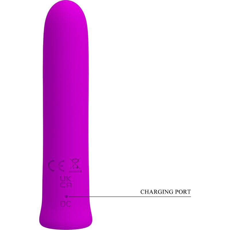 Pretty Love Vibrador Curtis Mini Super Power 12 Vibraões de Silicone Violeta