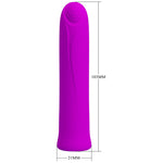 Pretty Love Vibrador Curtis Mini Super Power 12 Vibraões de Silicone Violeta