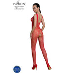 Passion Coleo Eco Bodystocking Eco Bs012 Rojo