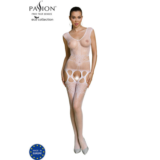 Passion Coleo Eco Bodystock Eco Bs014 Branco